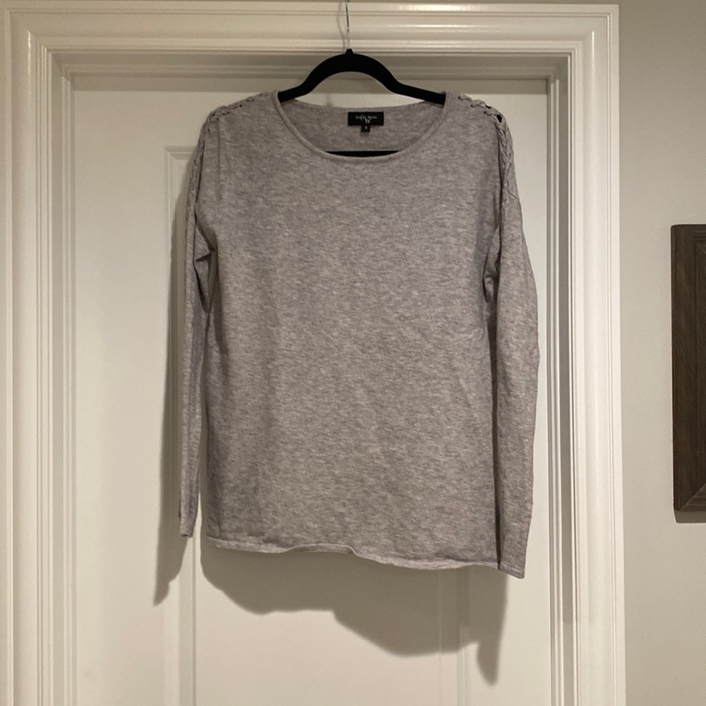 Gray sweater